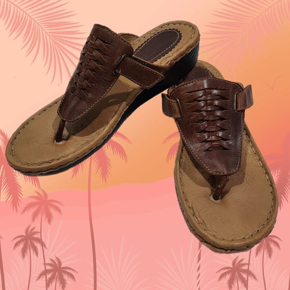 Lobo Solo Comfort Leather Sandals 25 US approx 7-8 Beachcore